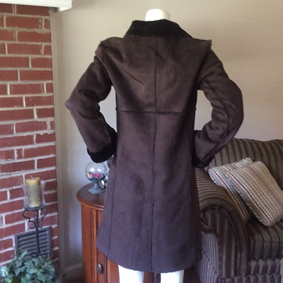 Cache suede coat - Picture 5 of 9